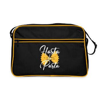 Pasta noodles - Retro Bag - black/gold - Front