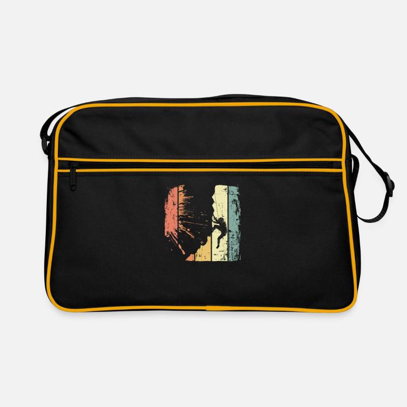 Klettern vintage Kletterer Retro Tasche