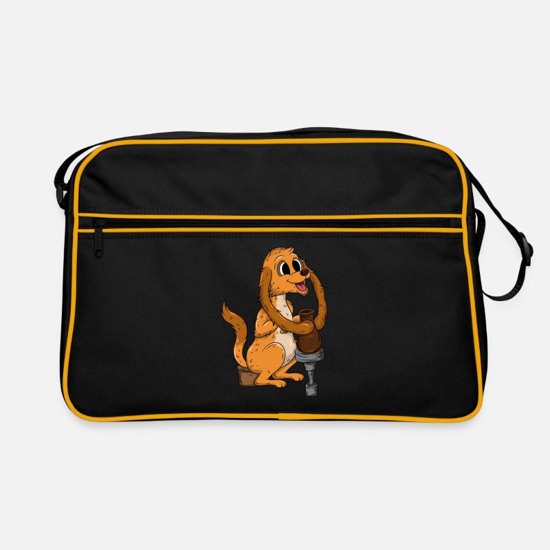 Pottery Dog Retro Bag