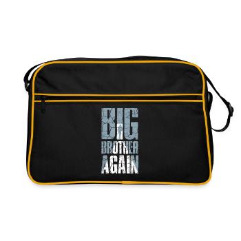 T-shirt Big Brother Again pour garçon - Sac Retro - noir/or - Devant