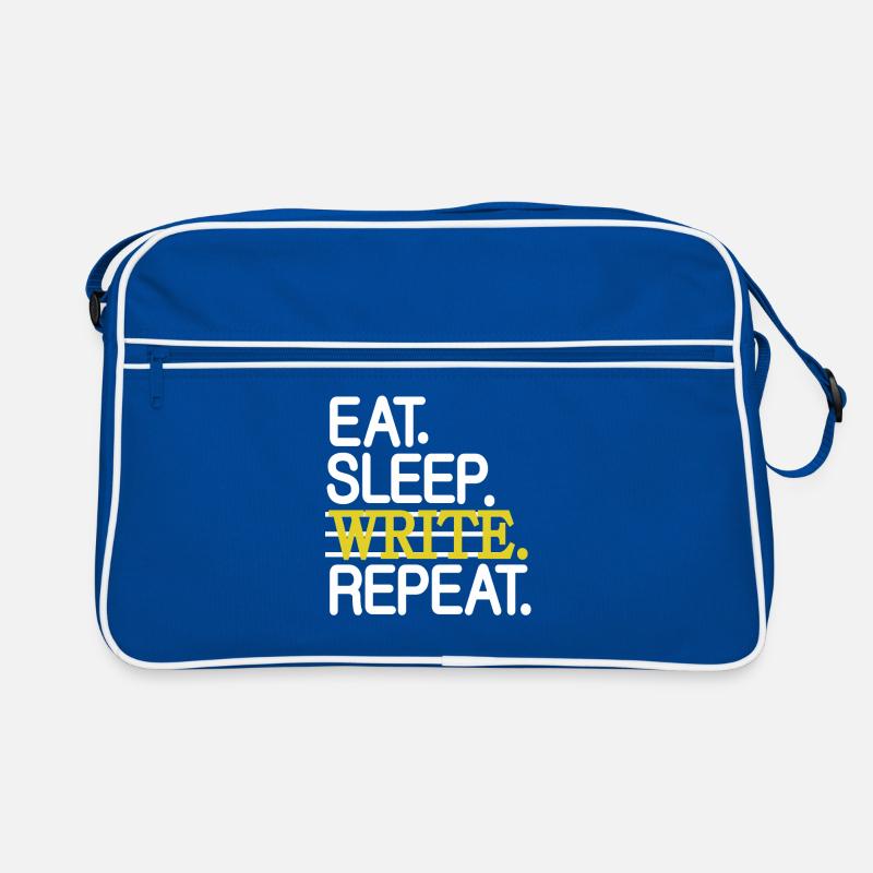 Eat Sleep Write Repeat Write Sac Retro