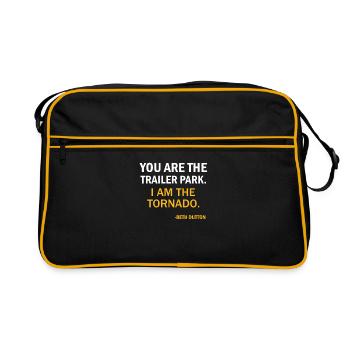 Yellowstone Dutton Ranch - Retro Bag - black/gold - Front