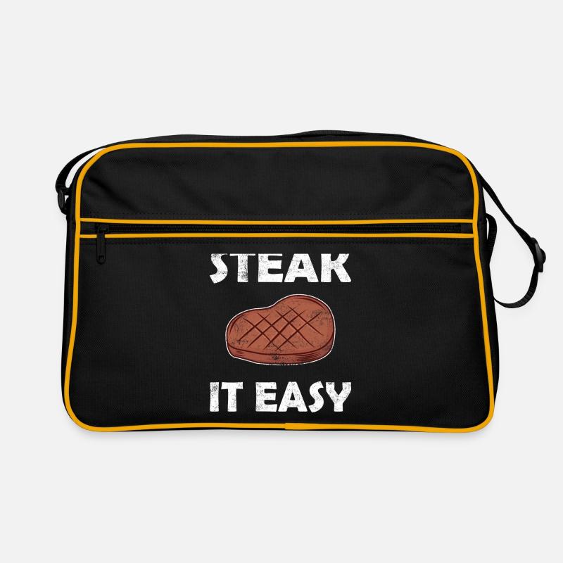 Steak it Easy - dicton drôle griller Sac Retro