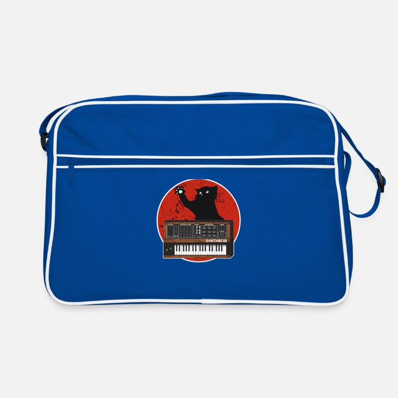Analog Synthesizer Cat Retro Japan Synths Gift Retro Bag