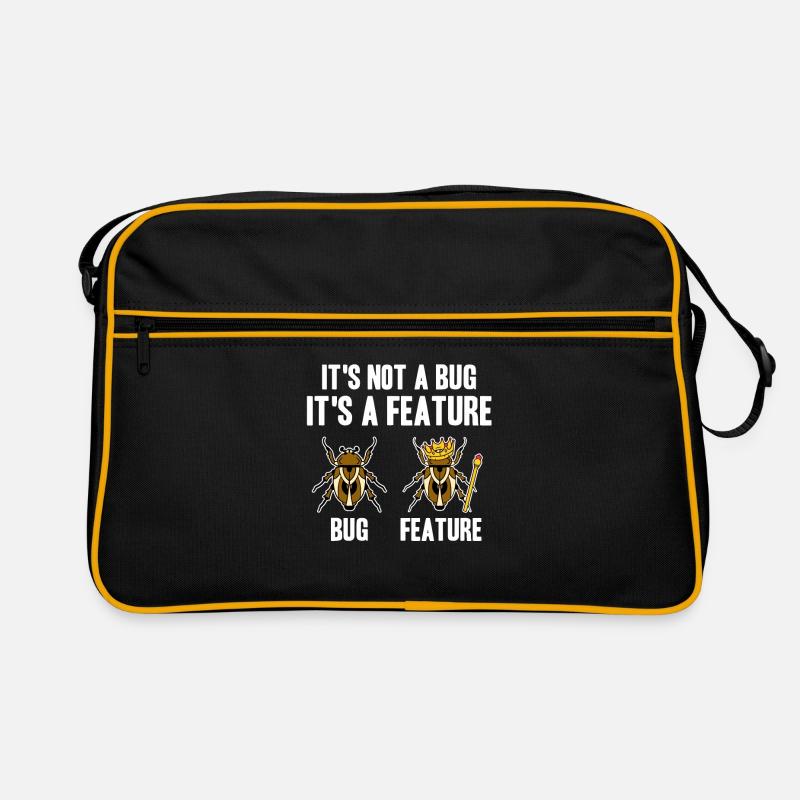 Programmierer Informatiker Nerd IT Admin Coder EDV Retro Tasche