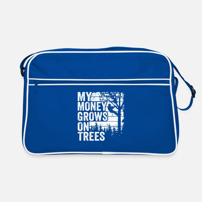 Baumpfleger Baumkletterer Geschenk Holzfäller Retro Tasche