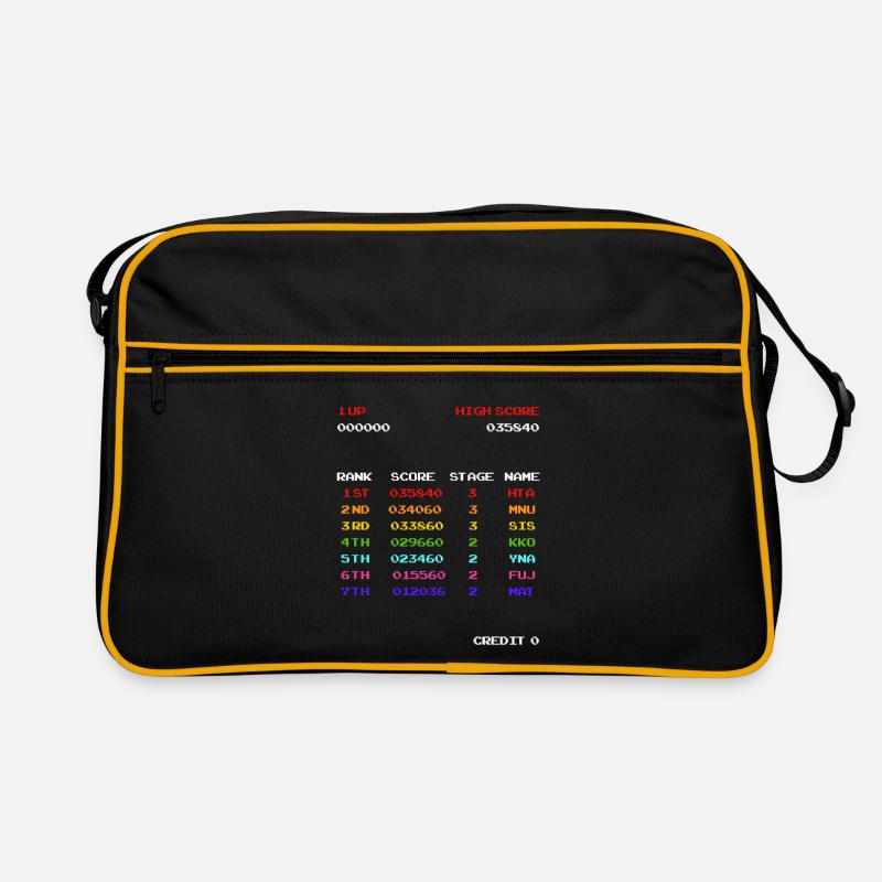 Hoher Punktestand Retro Tasche