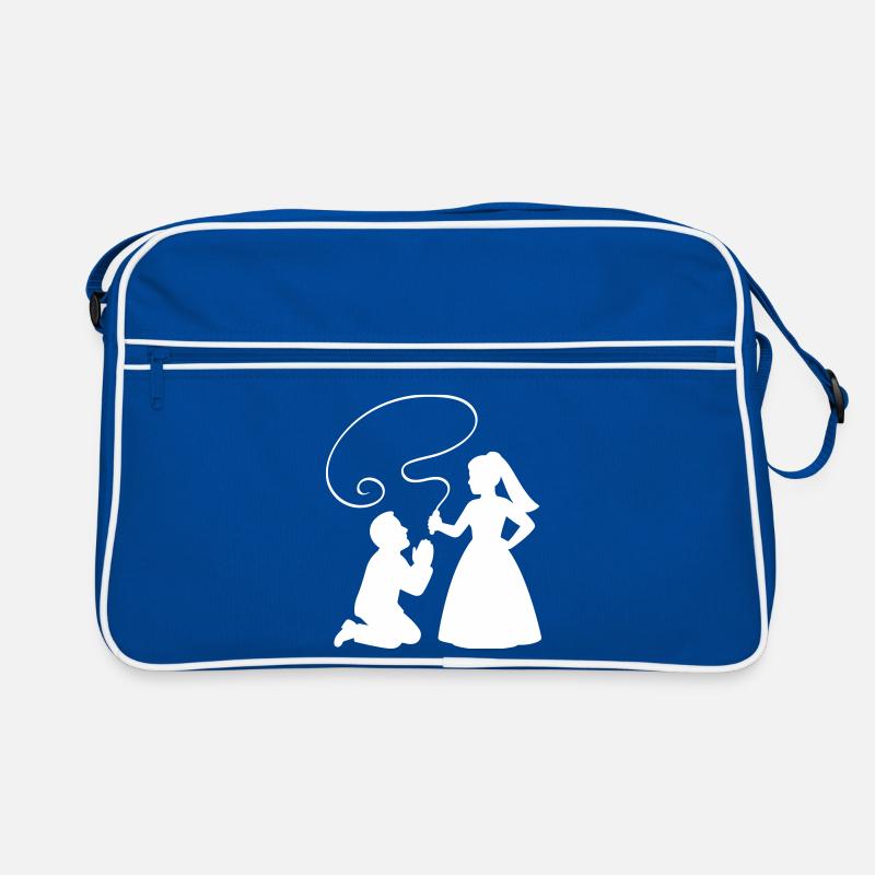 Brautpaar Ehepaar Peitsche Retro Tasche