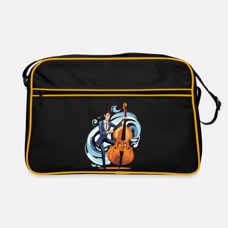 Violoncelle de jazz côtier dans la tempête Sac Retro