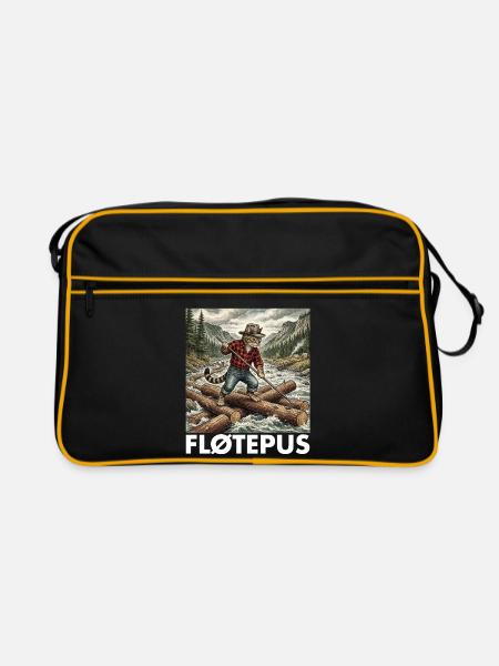 Sahnetorte - Retro Tasche - Schwarz/Gold