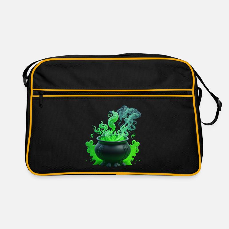 Witch's Cauldron Halloween Retro Bag