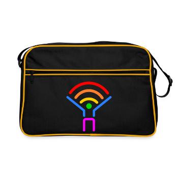Lgbt - Sac Retro - noir/or - Devant