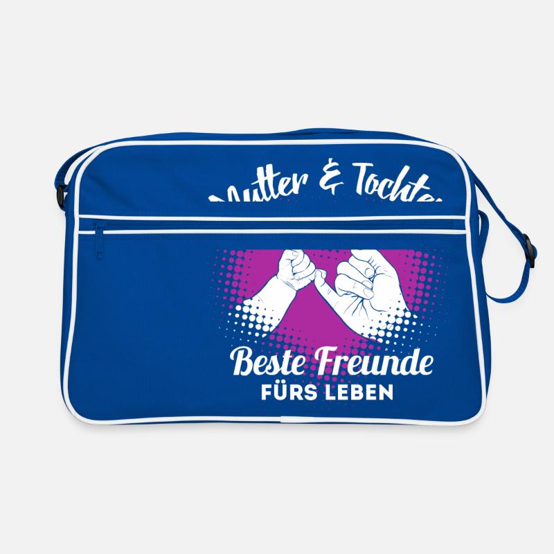 Mutter Tochter Beste Freunde Muttertag Retro Tasche