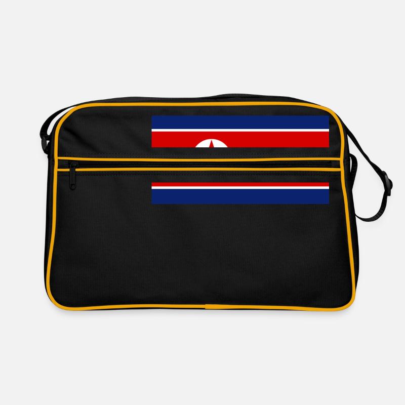 Drapeau national de la Corée du Nord Sac Retro