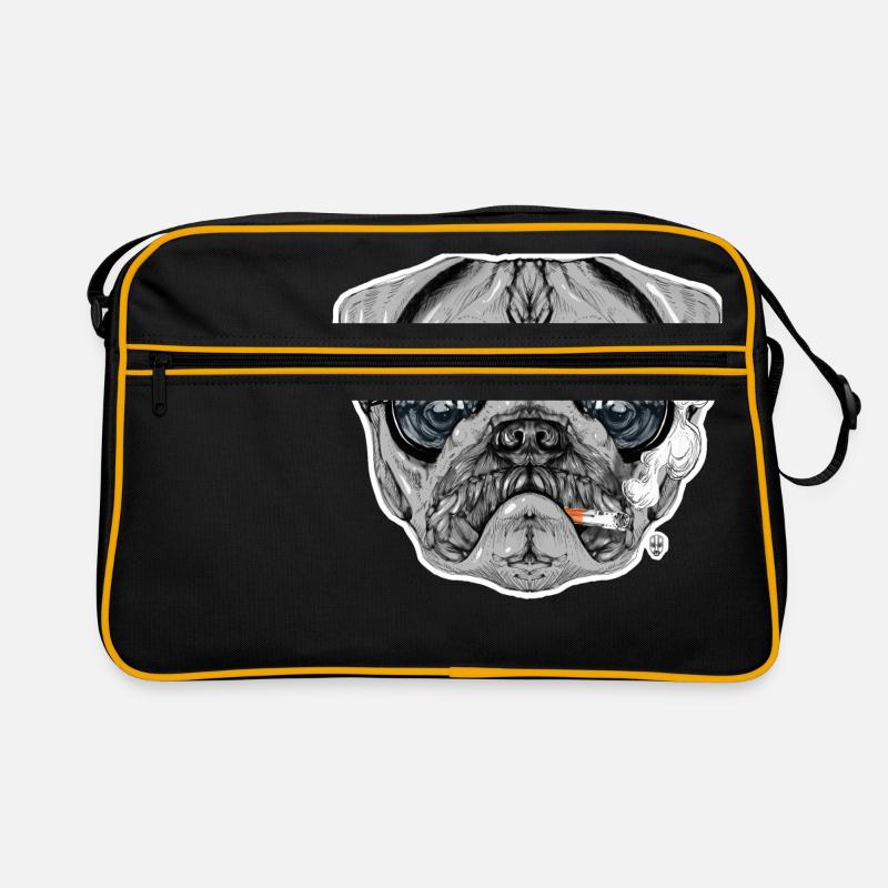 Pug Intelectual Retro Bag