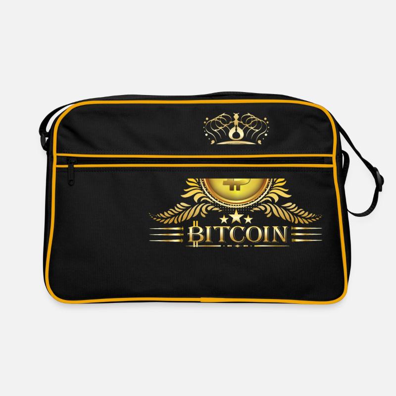 couronne Bitcoin Sac Retro