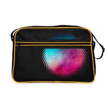 Abstract galaxy - Retro Bag - black/gold - Front