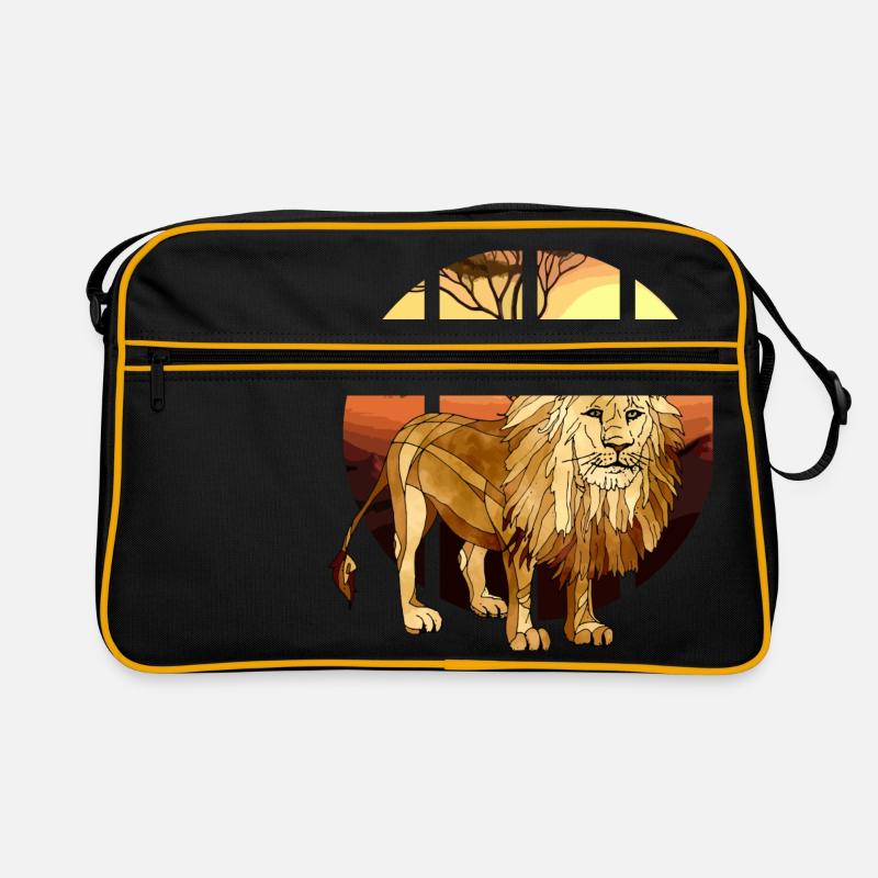 Löwe Retro Tasche