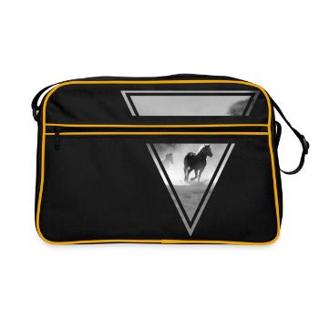 cheval - Sac Retro - noir/or - Devant