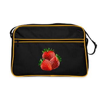 Fraises Fraises - Sac Retro - noir/or - Devant