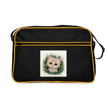 chaton - Sac Retro - noir/or - Devant