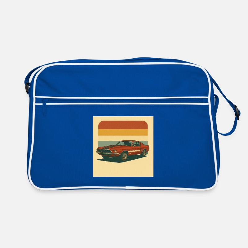 Shelby rétro avec drapeau vintage Sac Retro
