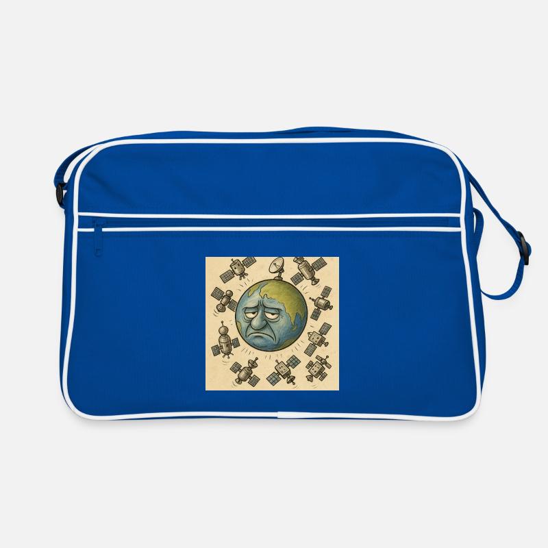 Trauriges Land Retro Tasche