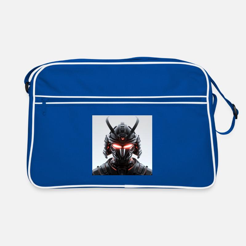 Digital Samurai Futuristic Maskerade Retro Bag