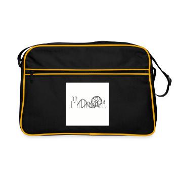 MINGA Volksfest - Retro Tasche - Schwarz/Gold - Vorne