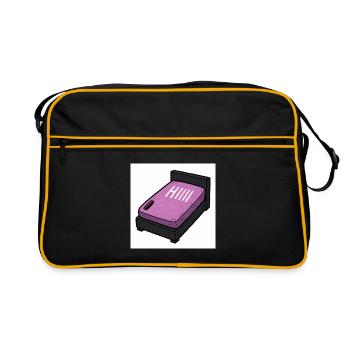 Short-term alarm with sleep mode - Retro Bag - black/gold - Front