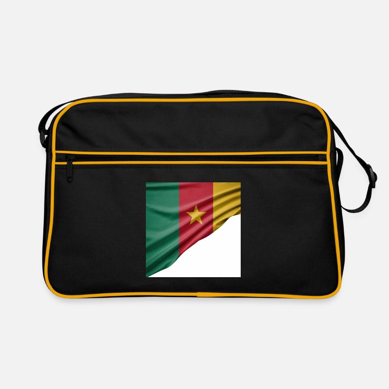 Flaggen von Kamerun Retro Tasche