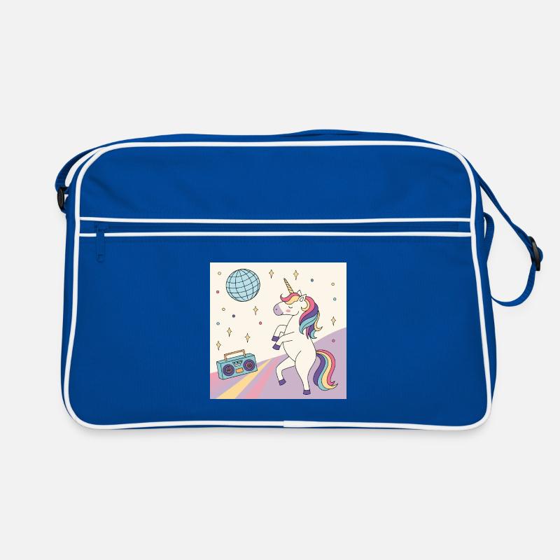 Einhorn Party Disco Retro Tasche