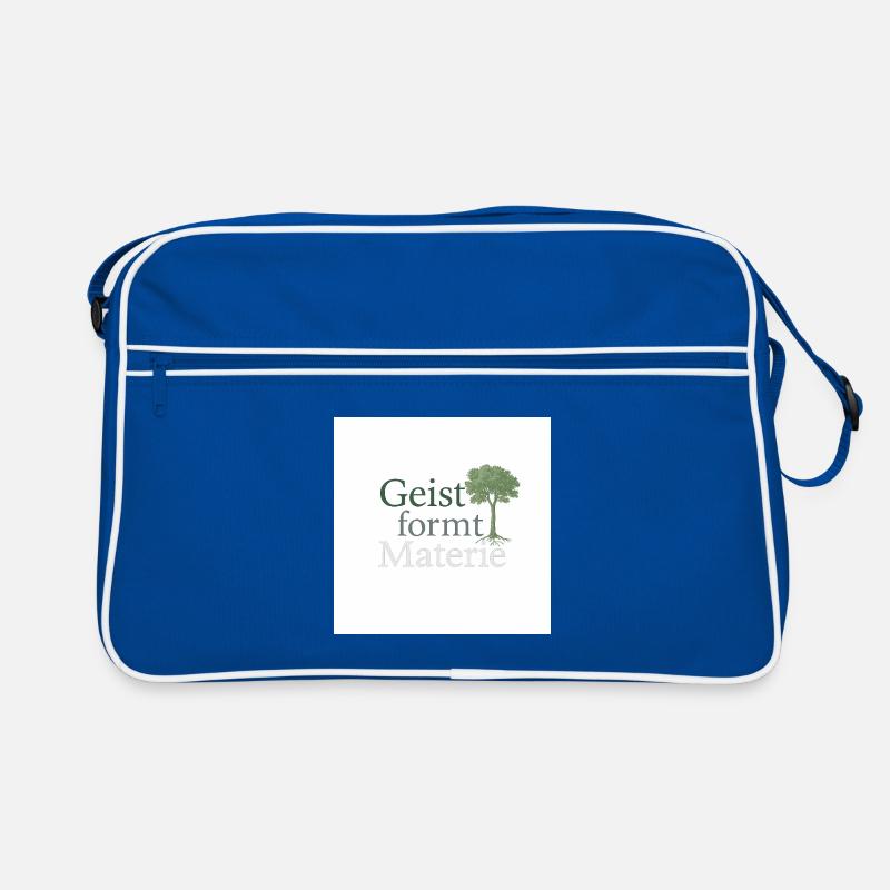 Geist formt Materie Baum Retro Tasche