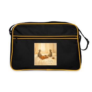 Morning Peace Breakfast Tray - Retro Bag - black/gold - Front