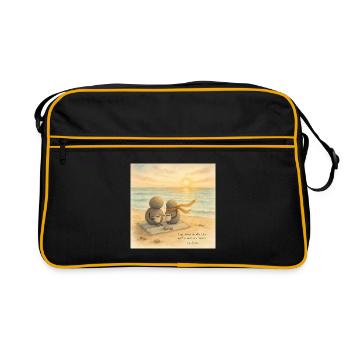 Sea Breeze Coffee Companions - Retro Bag - black/gold - Front