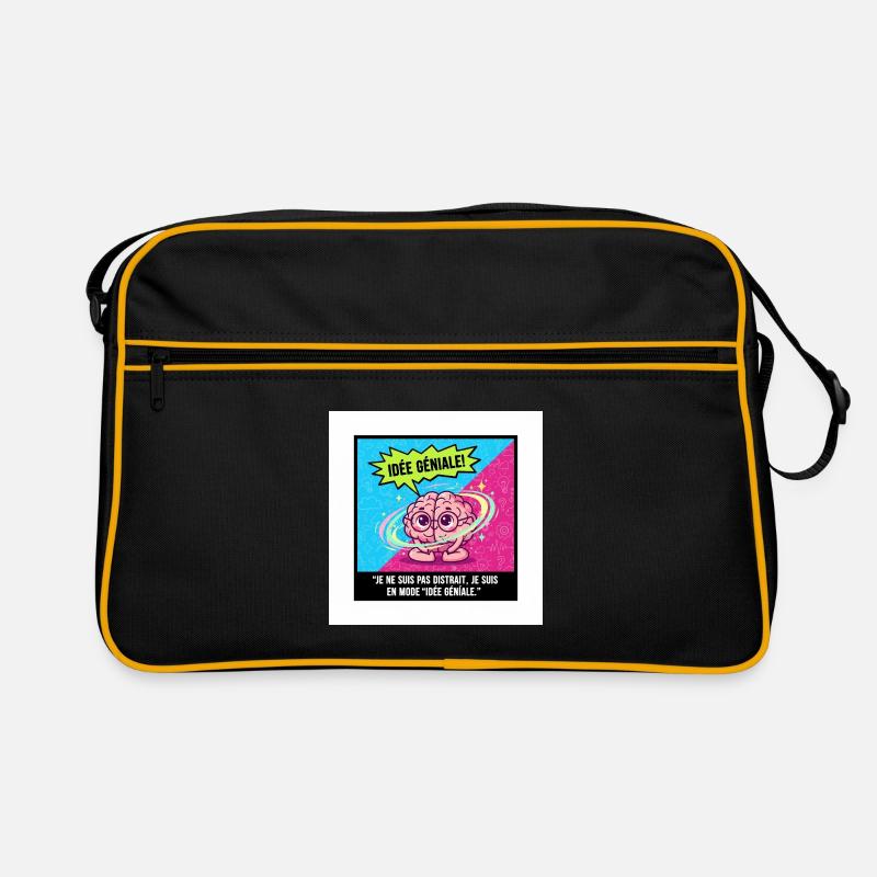 Awesome Idea Brain Pop Retro Bag