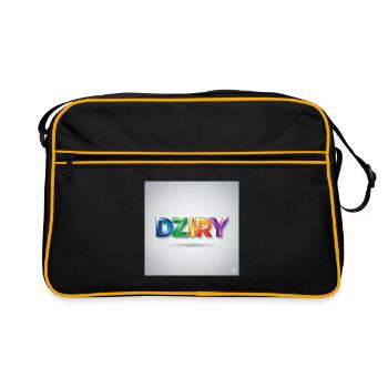 DZIRY Rainbow Gradient - Retro Bag - black/gold - Front