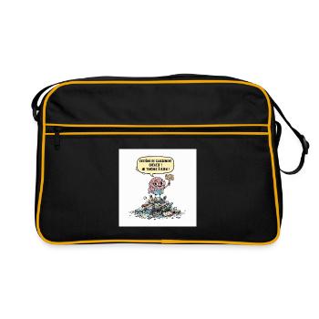 Creative Chaos Brain - Retro Bag - black/gold - Front