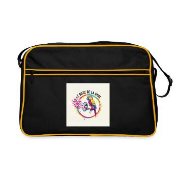 Parrot Buzz - Retro Bag - black/gold - Front