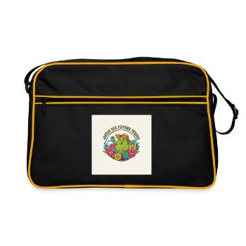 Garden of Lost Hopes - Retro Bag - black/gold - Front