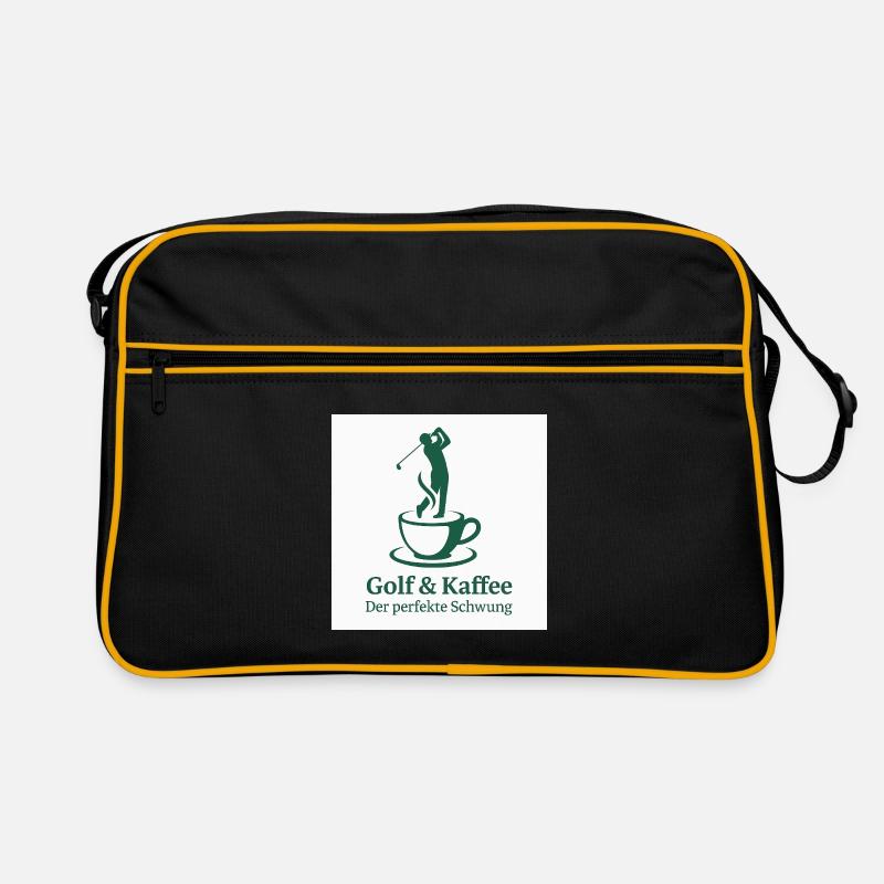 Golf & Kaffee – Der perfekte Schwung  Retro Tasche