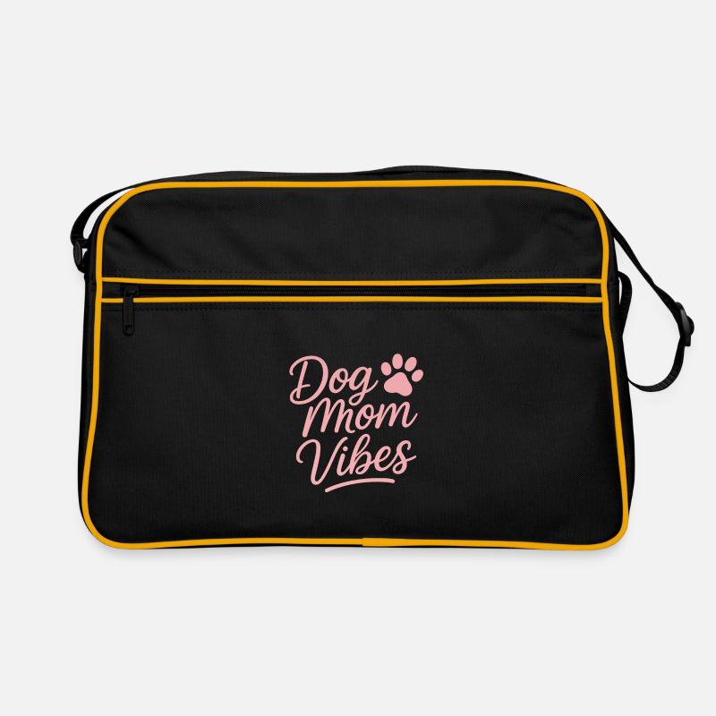 Vibrations de maman chien Sac Retro