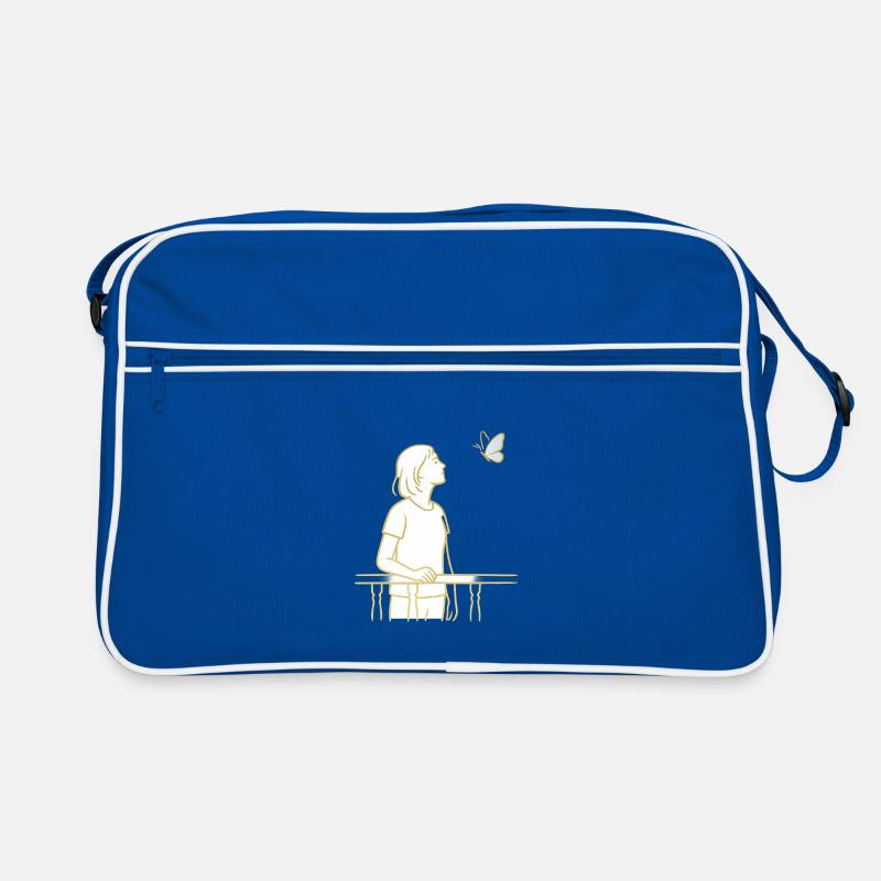 Vue du papillon Sac Retro