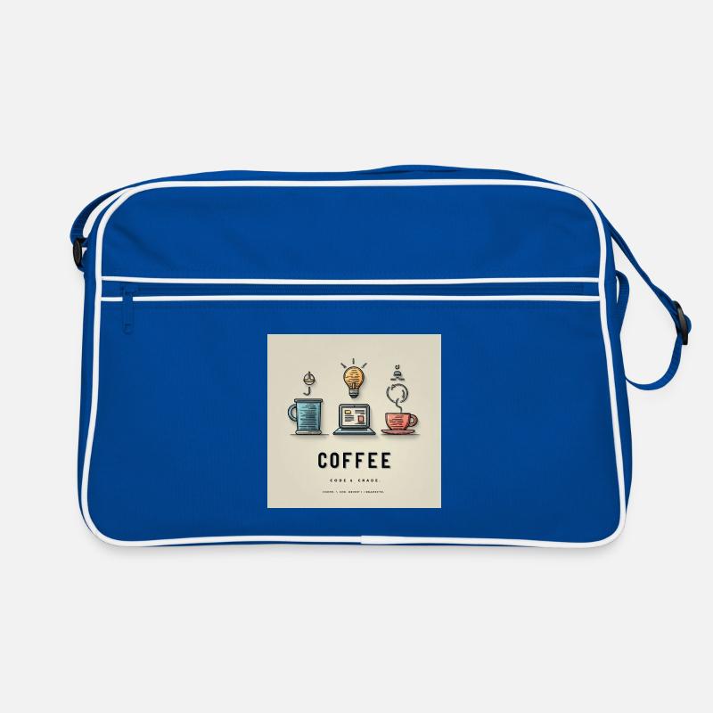 Kaffee Code Design Retro Tasche