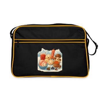 Far North - Retro Bag - black/gold - Front