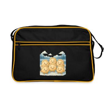Pelmeni Further North - Retro Bag - black/gold - Front