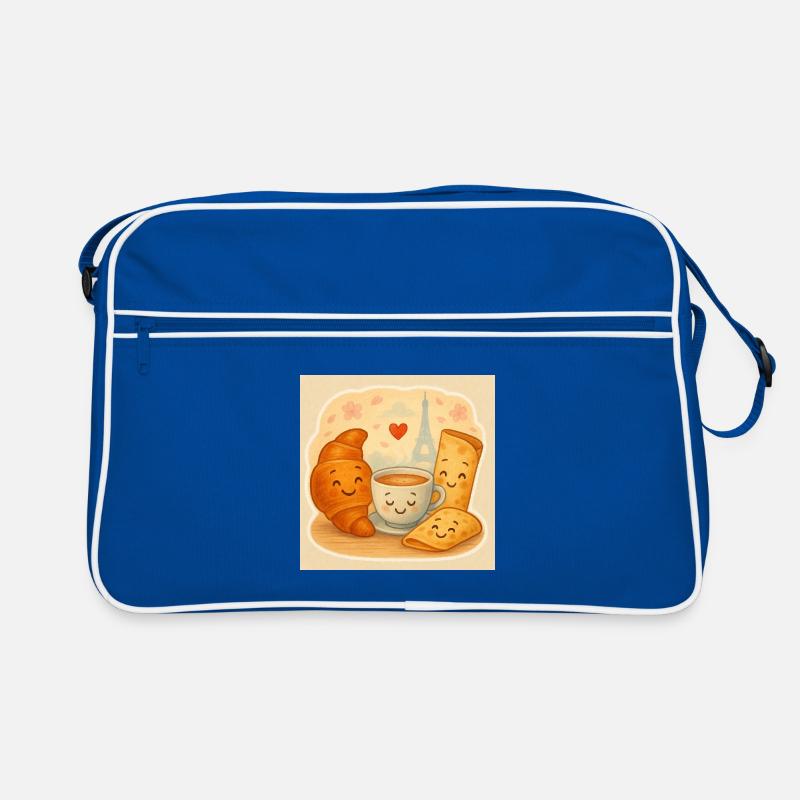 Paris Breakfast Cuddle Retro Bag