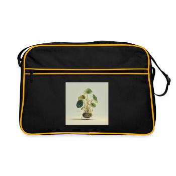 TechnoPlant: Golden Knots - Retro Bag - black/gold - Front