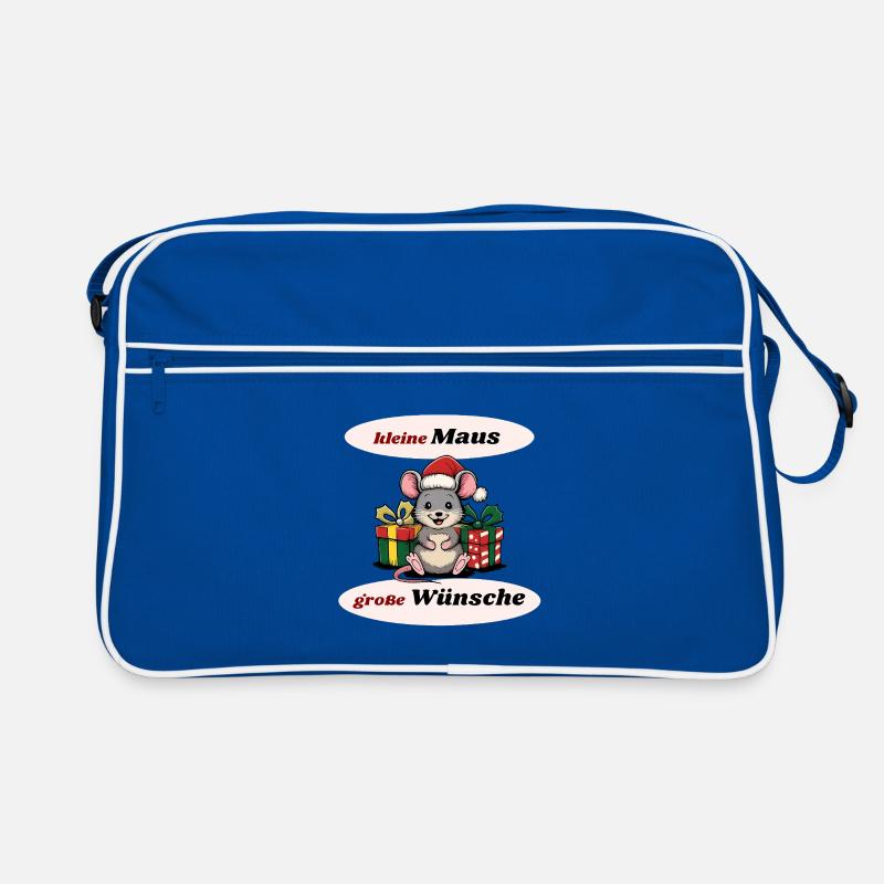 Souris de Noël Sac Retro