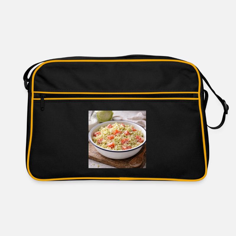 Cremiger Kohl-Tomaten-Salat Retro Tasche